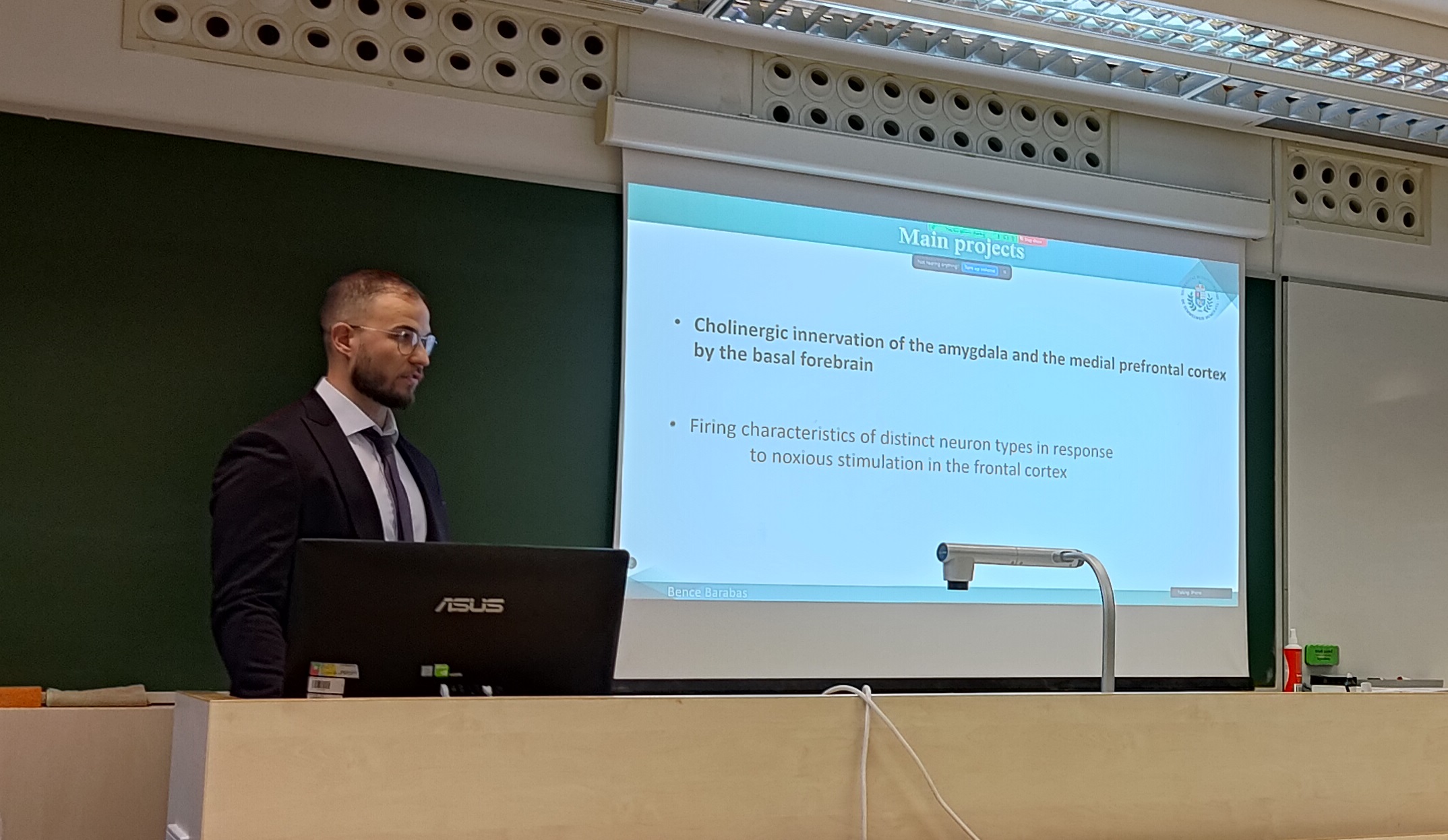 Bence's PhD defence diakép