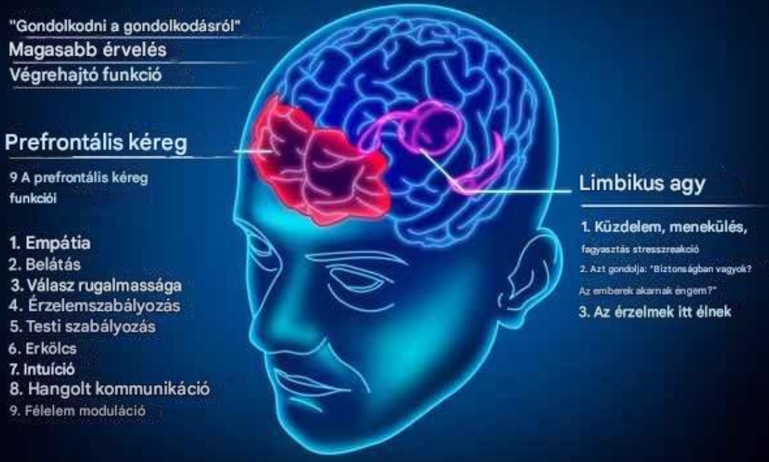 A homloklebeny funkciói, kicsit suta AI fordításban. A homloklebeny, mivel meghatározó a viselkedés tervezésében értelem szerűen erősen kapcsolódik a limbikus rendszerhez. Az övtekervény (gyrus cinguli) elülsé területeinek (ACC) szerepét a homloklebeny többi részének működésével szokták együtt tárgyalni, mert szorosan együttműködnek.