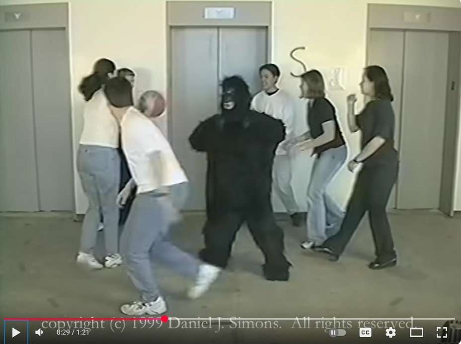 A láthatatlan gorilla kísérlet